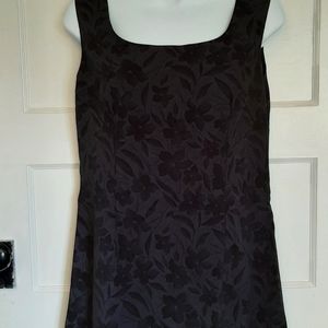 Rampage Wear black brocade print dress